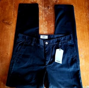 NEW WESC pants black khaki tapered legs